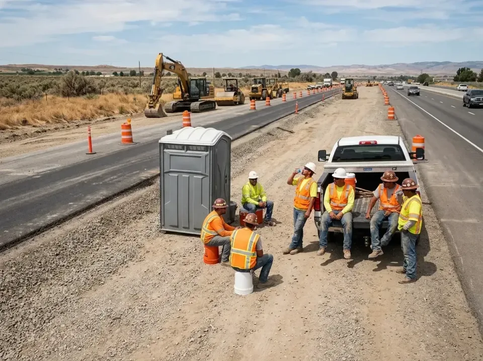 highway-road-construction-crew-007 — frequently asked questions, Porta Potty and Restroom Rentals in North Browning, MT